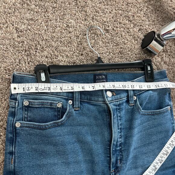 J Crew Women’s Stovepipe Jeans Sz 29 in Signature Stretch Essential Minimalist - Picture 8 of 14
